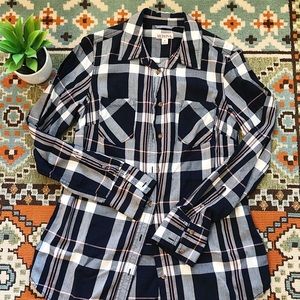 💕Merona Longsleeve Plaid Tunic💕
